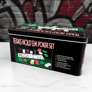 Texas Hold’em Poker Set | 200 Chips & Poker Mat - Boxful Events