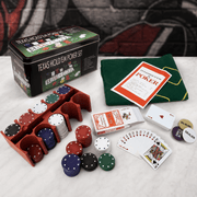 Texas Hold’em Poker Set | 200 Chips & Poker Mat - Boxful Events