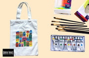 Tote Bag Painting Kit – Fun DIY Activity with Step - by - Step Painting Tutorial - Boxful Events