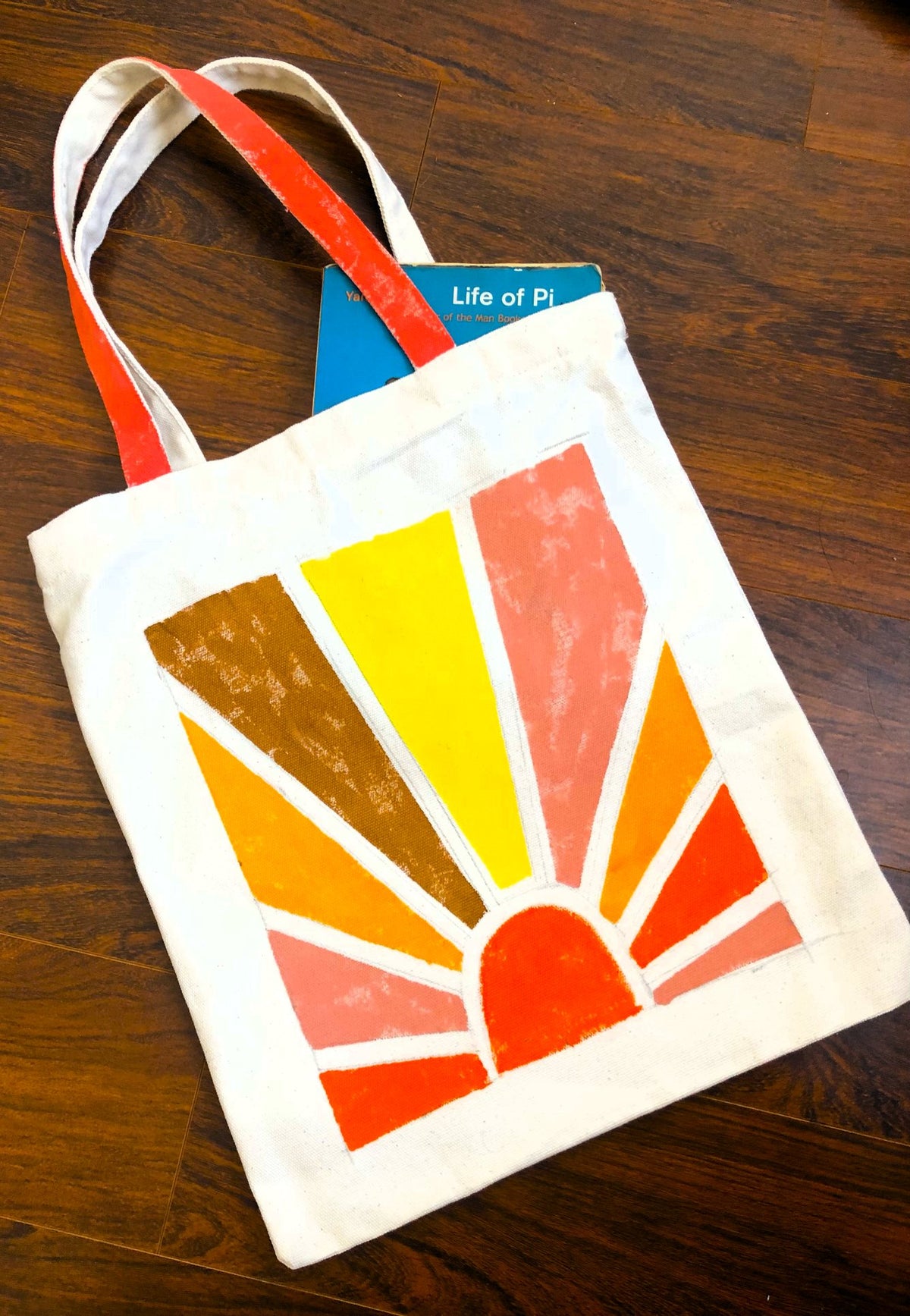 Painted Canvas Paint In A Bag Activity Hand Painted Tote Bag At