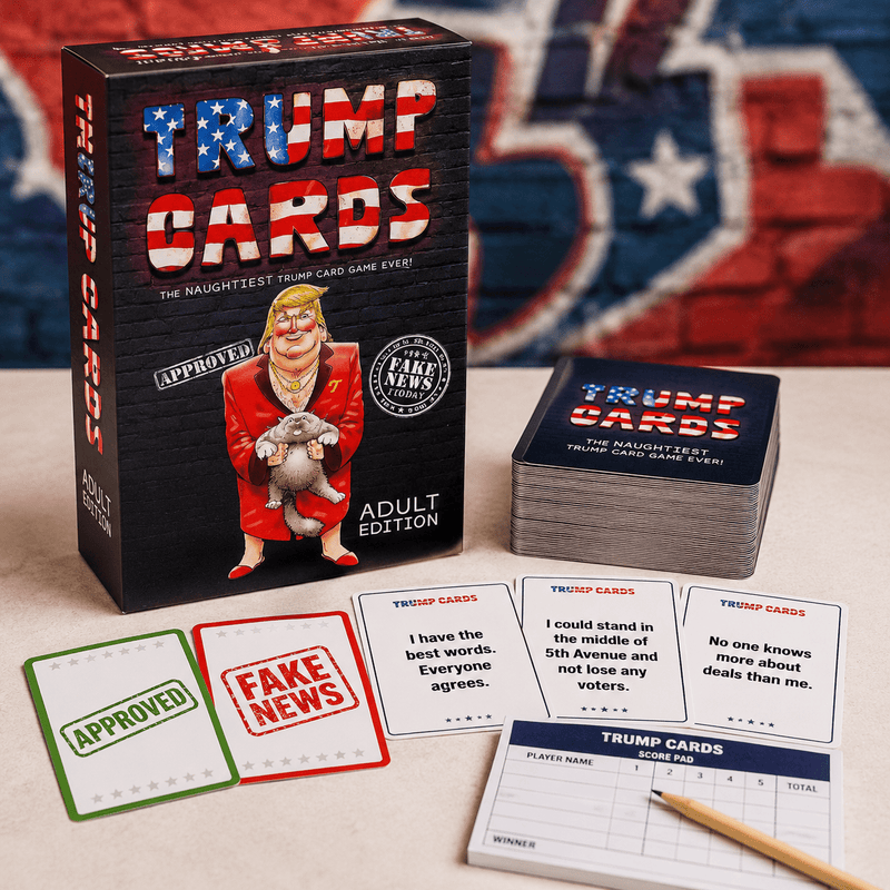 Trump Cards Adult Party Game – Fact or Fake News? - Boxful Events