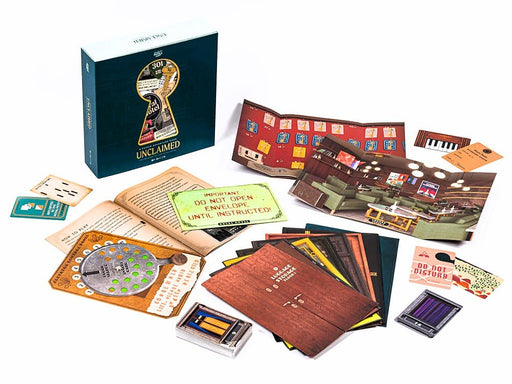 UNCLAIMED – The Mystery of the Royal Hotel | Puzzle Adventure Game | 50+ Clues & Interactive Rooms - Boxful Events