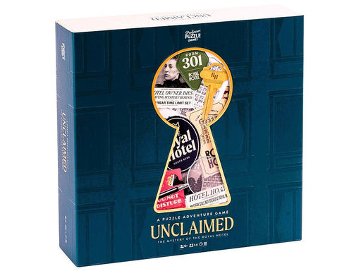 UNCLAIMED – The Mystery of the Royal Hotel | Puzzle Adventure Game | 50+ Clues & Interactive Rooms - Boxful Events