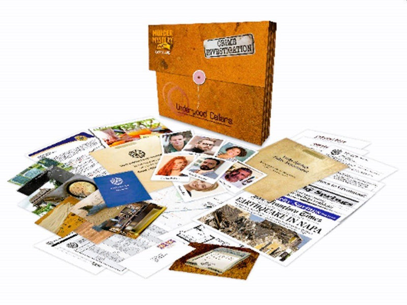 Underwood Cellars – Murder Mystery Case File Game | Solve the Winemaker’s Disappearance (Ages 14+) - Boxful Events