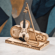 Violin Capriccio 3D Wooden Puzzle Kit - Boxful Events