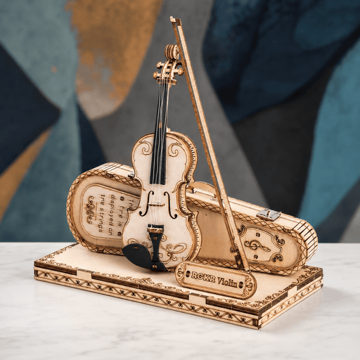 Violin Capriccio 3D Wooden Puzzle Kit - Boxful Events