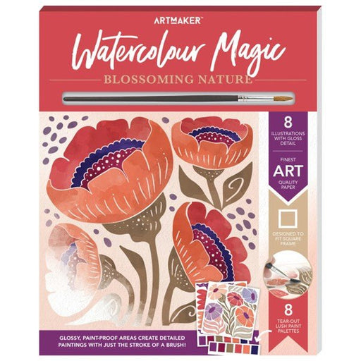 Watercolour Magic Painting Kit – Blossoming Nature | DIY Art Gift & Relaxing Screen - Free Activity Australia - Boxful Events