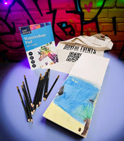 🎨 Watercolour Paint Kit | Mess - Free Painting for All Ages - Boxful Events