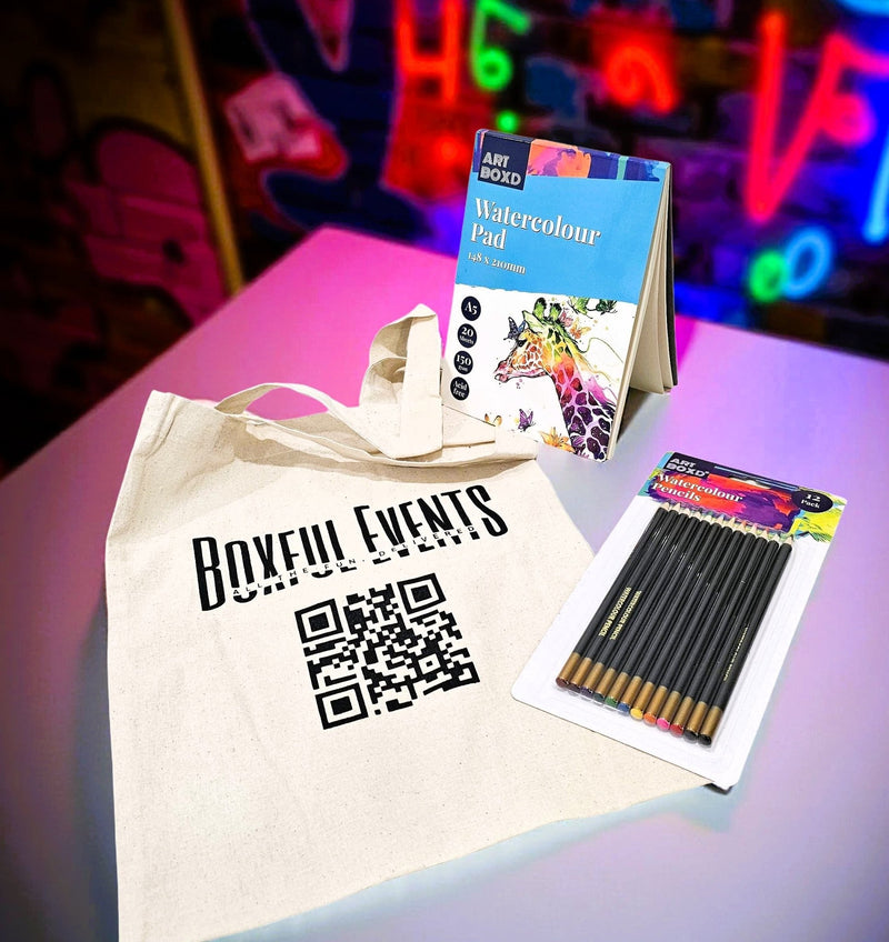 🎨 Watercolour Paint Kit | Mess - Free Painting for All Ages - Boxful Events