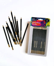 Watercolour Pencils 12 - Pack – Blend, Paint & Draw | Easy Art Tool for Beginners & Creative Fun - Boxful Events