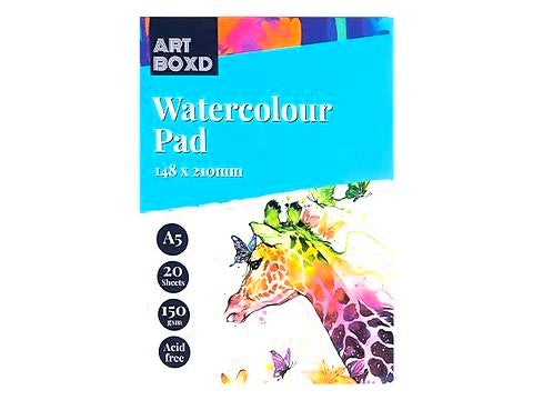 A5 Watercolour Pad (20 Sheets)