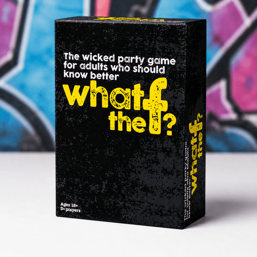 What the F? Adult Party Game – Rude Quiz & Bluff Game - Boxful Events