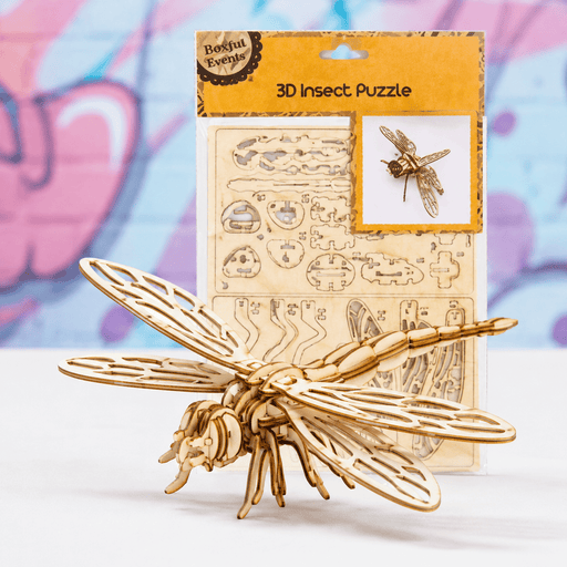 Wooden 3D Insect Puzzle Kit - Boxful Events