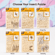 Wooden 3D Insect Puzzle Kit - Boxful Events