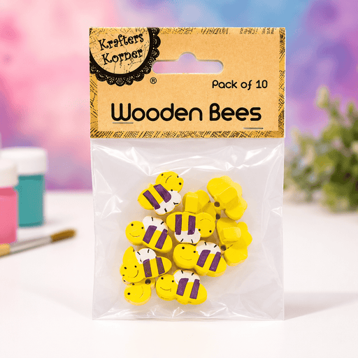 Wooden Bee Craft Embellishments - Boxful Events