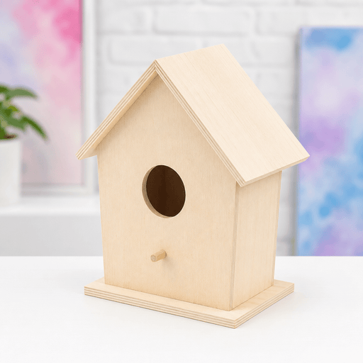Wooden Bird House Craft - Boxful Events
