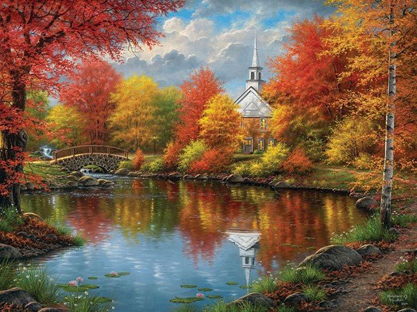 1,000-Piece Autumn Tranquility: extra large pieces - Boxful Events