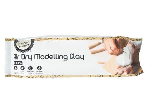 Air-Dry Modelling Clay 2kg (White) - Boxful Events