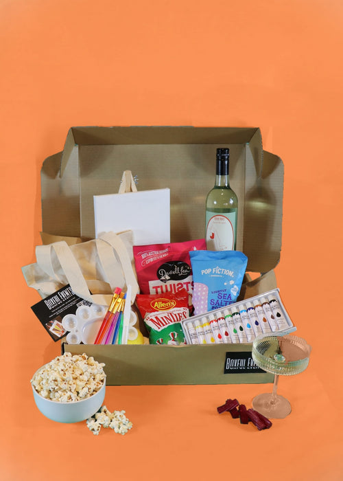 Art & Craft Gift Box with Wine - Boxful Events