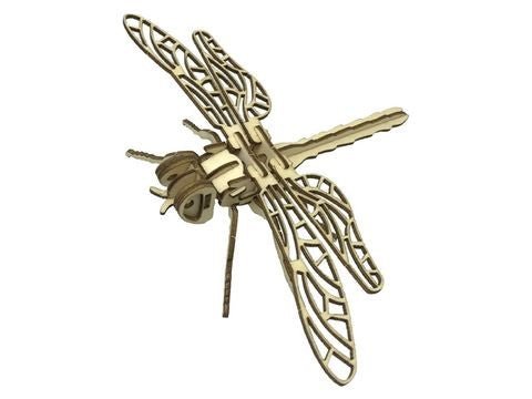 Build Your Own Dragonfly: 3D Puzzle Kit - Boxful Events