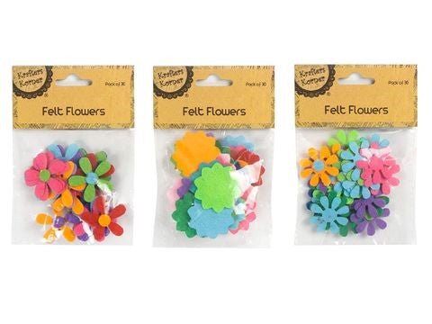 Craft Felt Flowers - Boxful Events