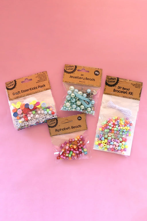 Crafty Charm Kit: Bead Bracelets & Keychains for Kids' Parties - Boxful Events
