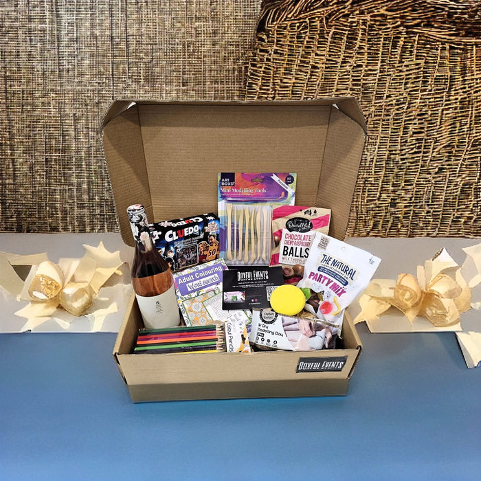 Crafty Puzzle Gift Box with Wine - Boxful Events