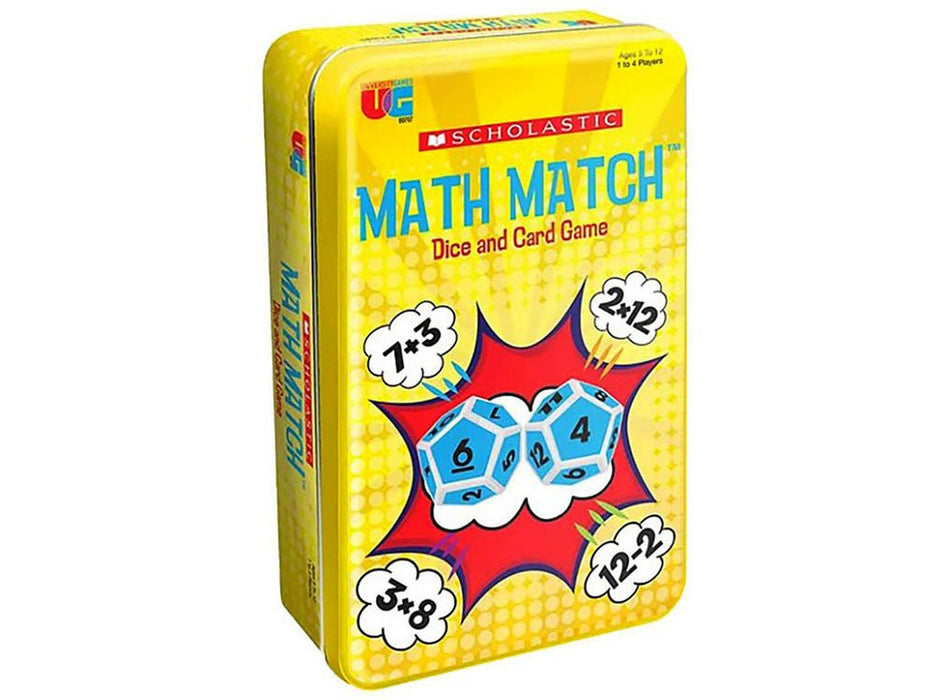 Math Match: Exciting Math Dice and Card Game for Kids - Boxful Events