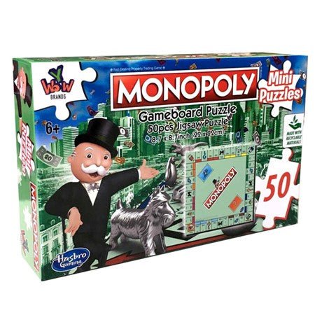Monopoly Mini Puzzle 50pcs: Fun and Challenging Puzzle Game - Boxful Events