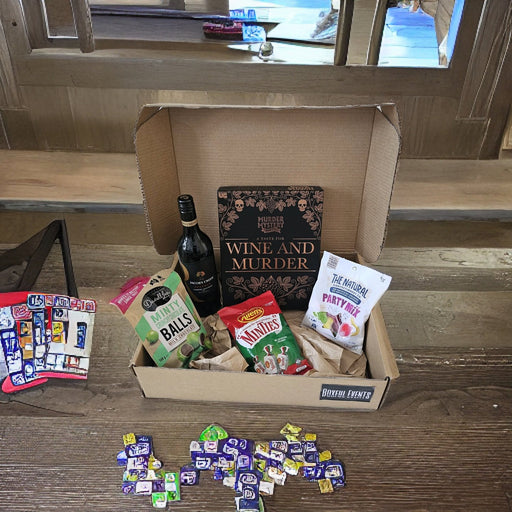 MURDER MYSTERY PACKAGE: A TASTE FOR WINE AND MURDER - Boxful Events