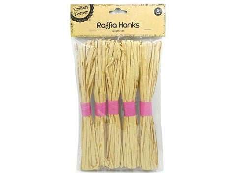 Natural Raffia Hanks - Boxful Events