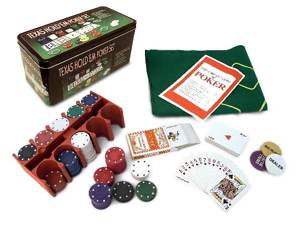 Premium Poker Set: Texas Hold'Em - Boxful Events