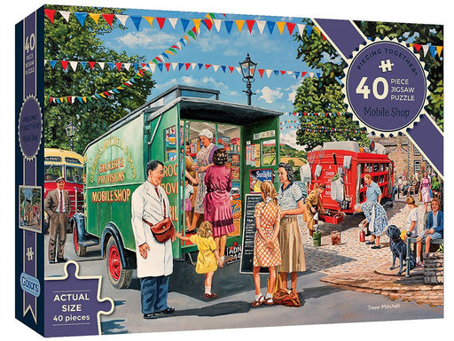 Puzzle for those living with dementia: 40 piece (mobile shop) - Boxful Events