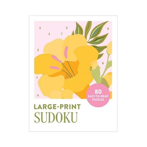 Sudoku Book (large print): perfect for seniors - Boxful Events