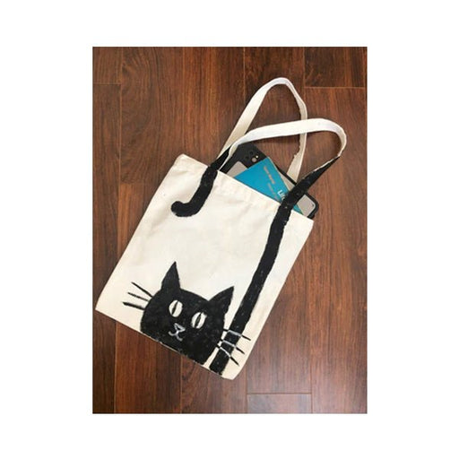 Tote Bag Painting Video Tutorial: step by step video tutorial to paint the cutest cat - Boxful Events