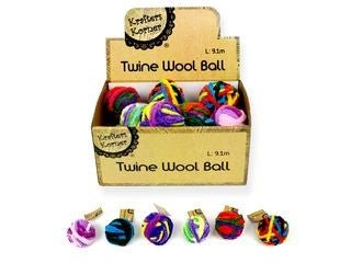 Twine Wool Balls for Creative Crafts - Boxful Events