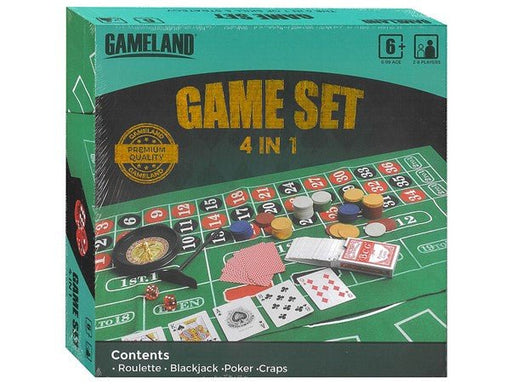 Ultimate Casino Game Set: Roulette, Blackjack, Poker, Craps - Boxful Events