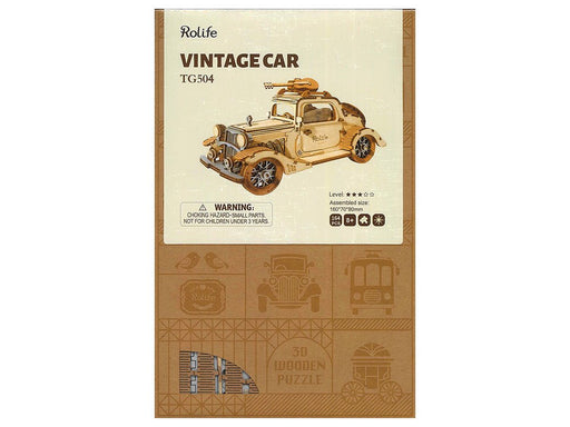 Vintage Car 3D Kit: 3D Wooden Puzzle - Boxful Events